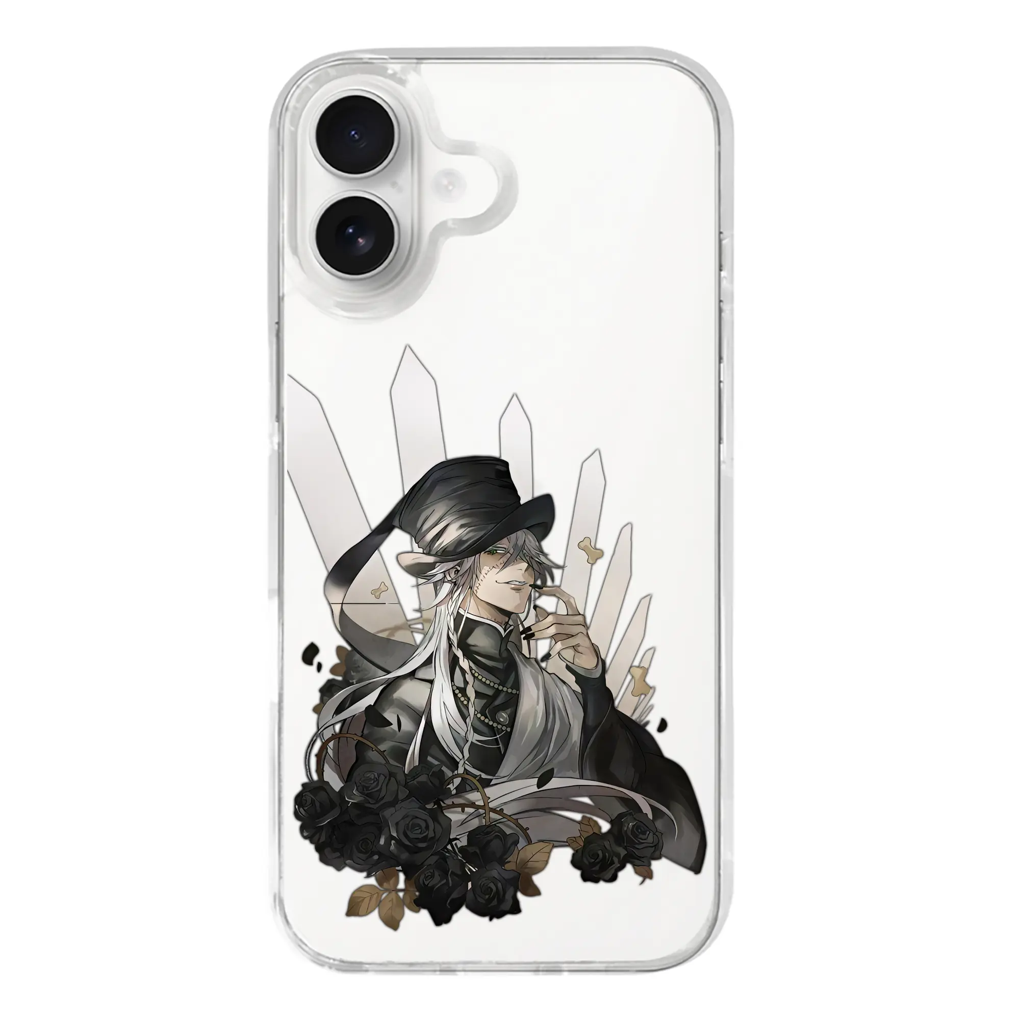 黒執事 グッズ,葬儀屋 - iPhone 17シリーズ 透明スマホケース – 薄型・耐衝撃・精密フィット保護カバー